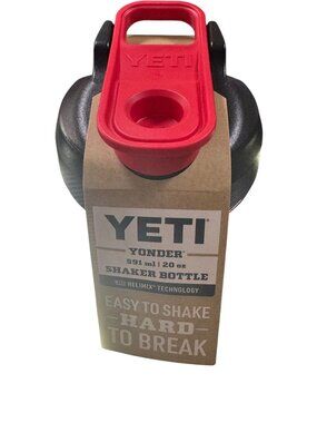 YETI Yonder Shaker Bottle with Helimix® Technology, Red, 20 oz